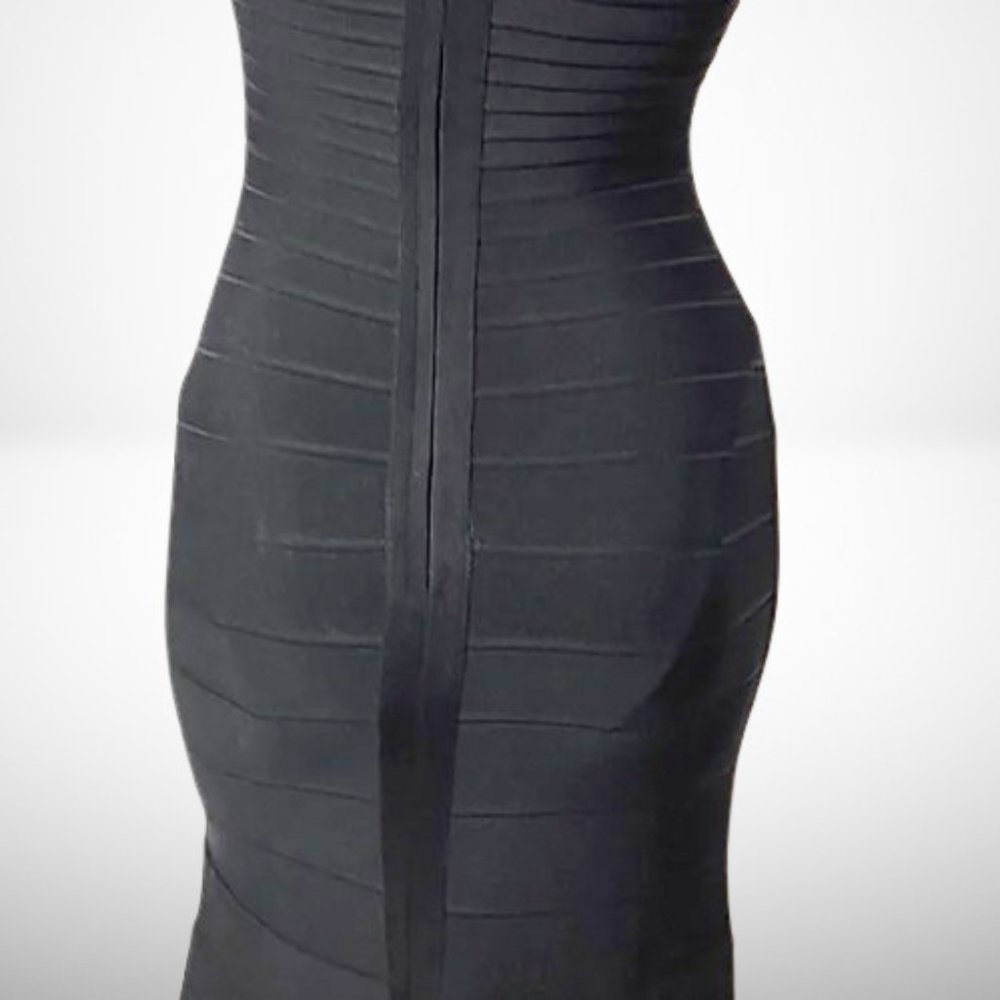 Herve Leger Stunning Long Mermaid Gown Bandage Lora model XS - Picture 9 of 16